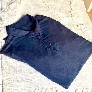 Lululemon Navy Evolution Polo Shirt